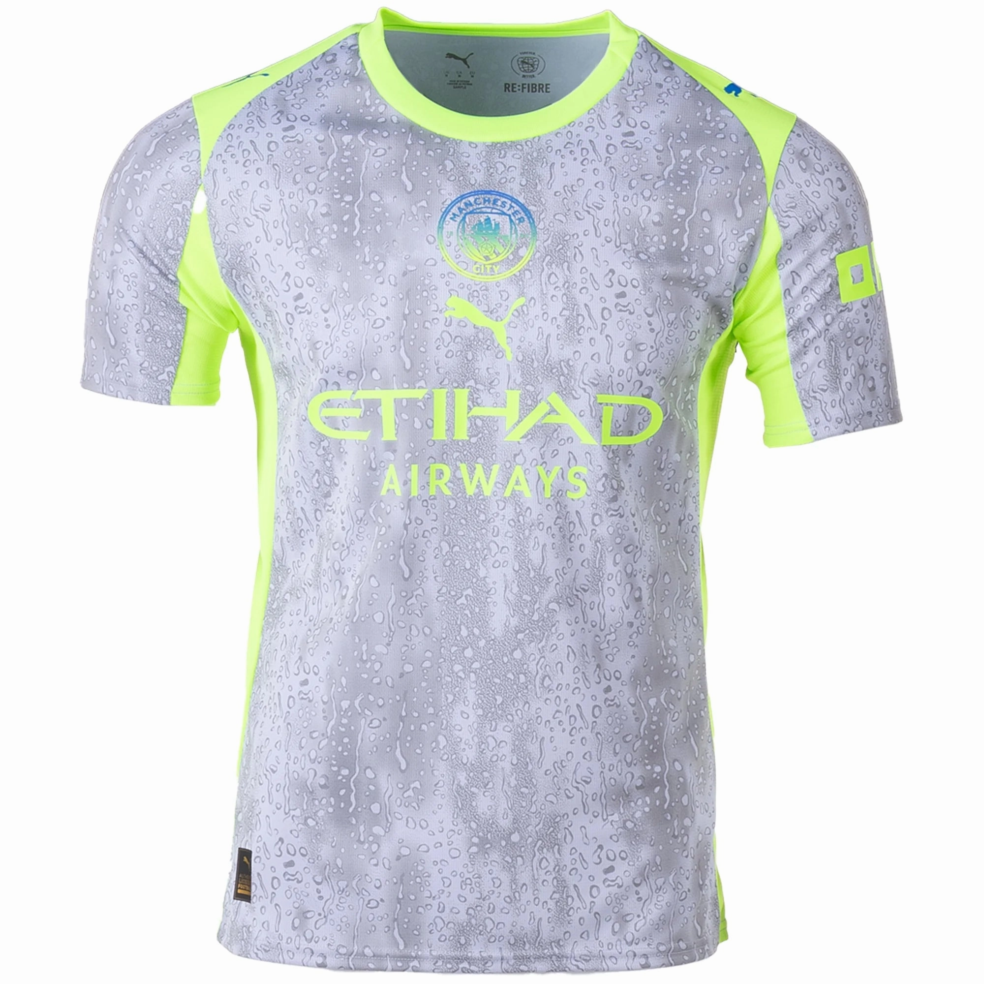 match day Puma Men's Manchester City Third Jersey 25/26 (Cool Weather/Pro Green)