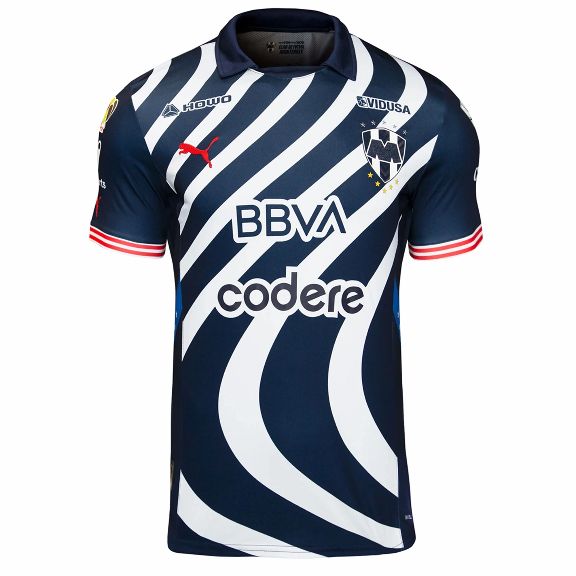 Neutral palette Puma Monterrey Authentic Home League Cup Jersey 24/25 (Navy/White)
