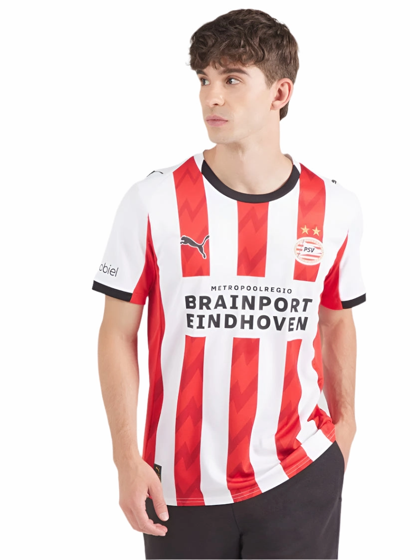 Agility Wear Casual Motion Puma PSV Eindhoven 25/26 Home Jersey (White/Red)
