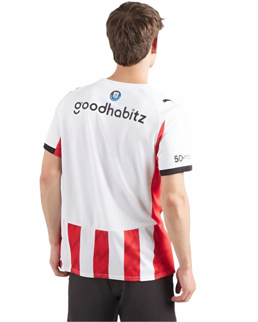 Recycled Material Options Puma PSV Eindhoven 25/26 Home Jersey (White/Red)