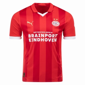 Puma PSV Eindhoven Home Jersey 23/24 (Red/White) Stylish Comfort