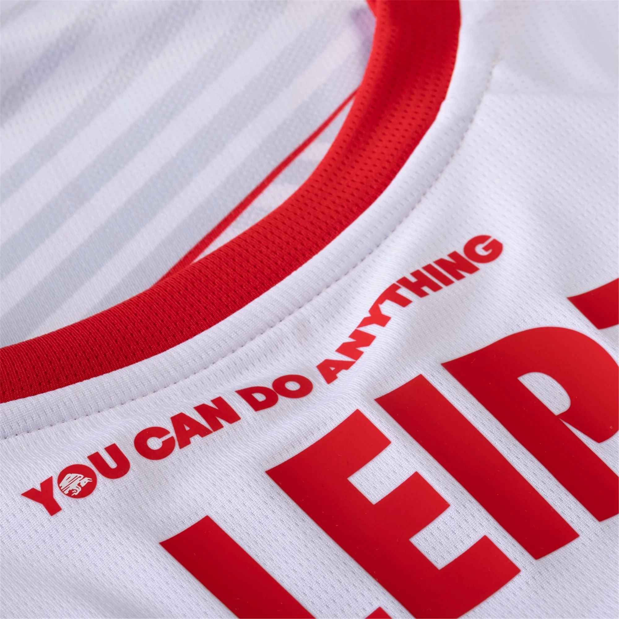 Friction Free Stretchable Knit Material Puma RB Leipzig Home Jersey 25/26 (White/Red)