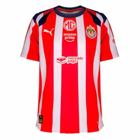 Puma Youth Chivas 25/26 Home Jersey (Puma Red) Zero Slip Inner Layer Cool Texture