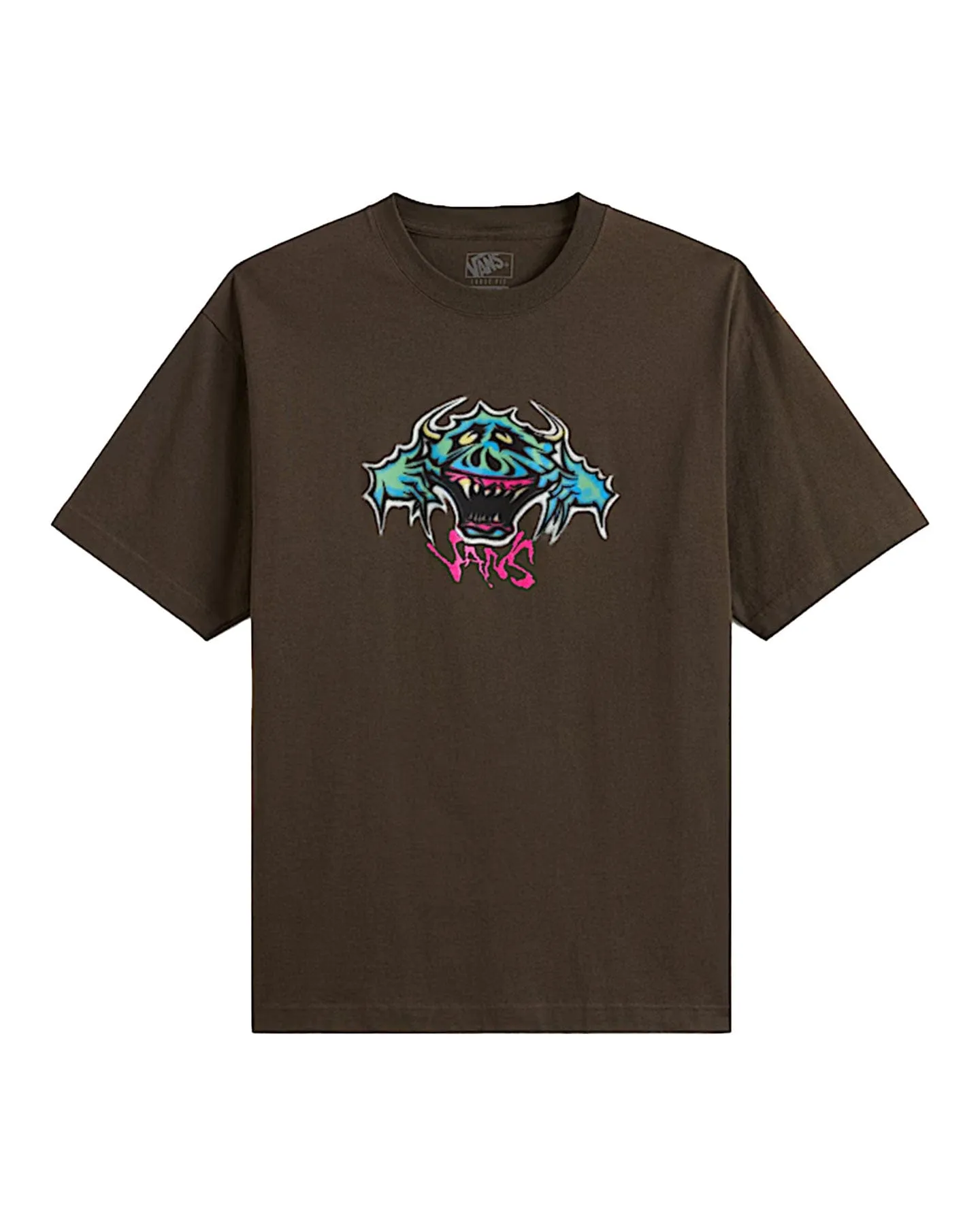 Trust Glow Wind Ease Vans Goofy Ghoul Shirt - Coal Brown