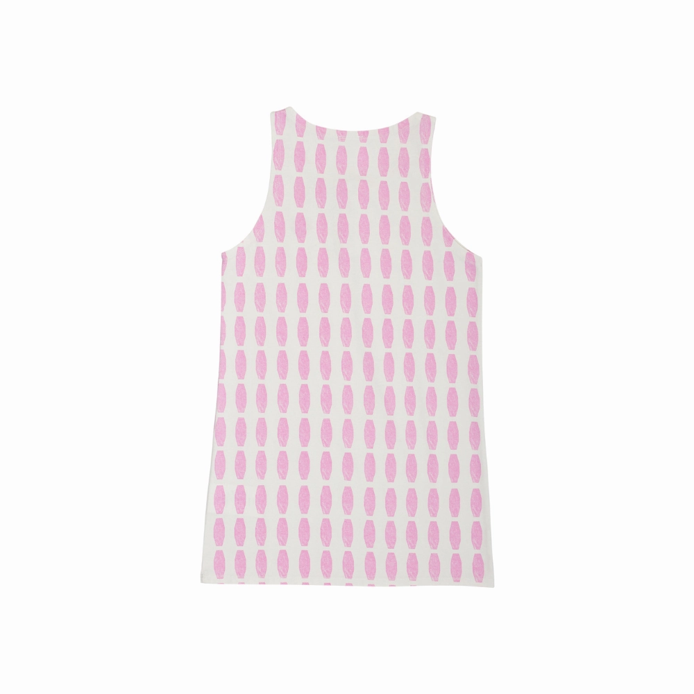 Timeless Comfort Outdoor Style Wynken Tacco Tank Dress, Pop Pink