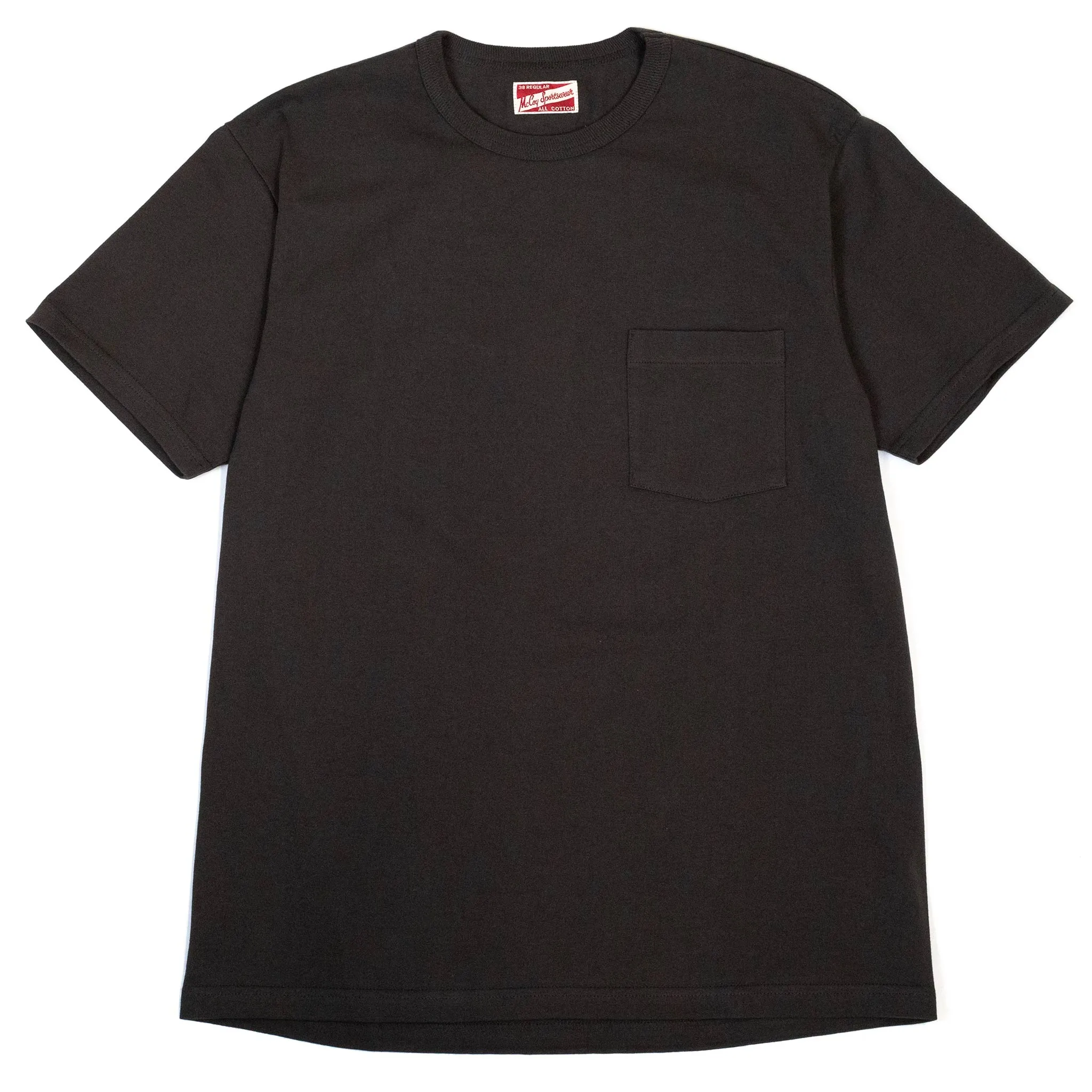 On-the-Go Comfort Trendy Wearable The Real McCoy's MC19012 Pocket Tee Shale
