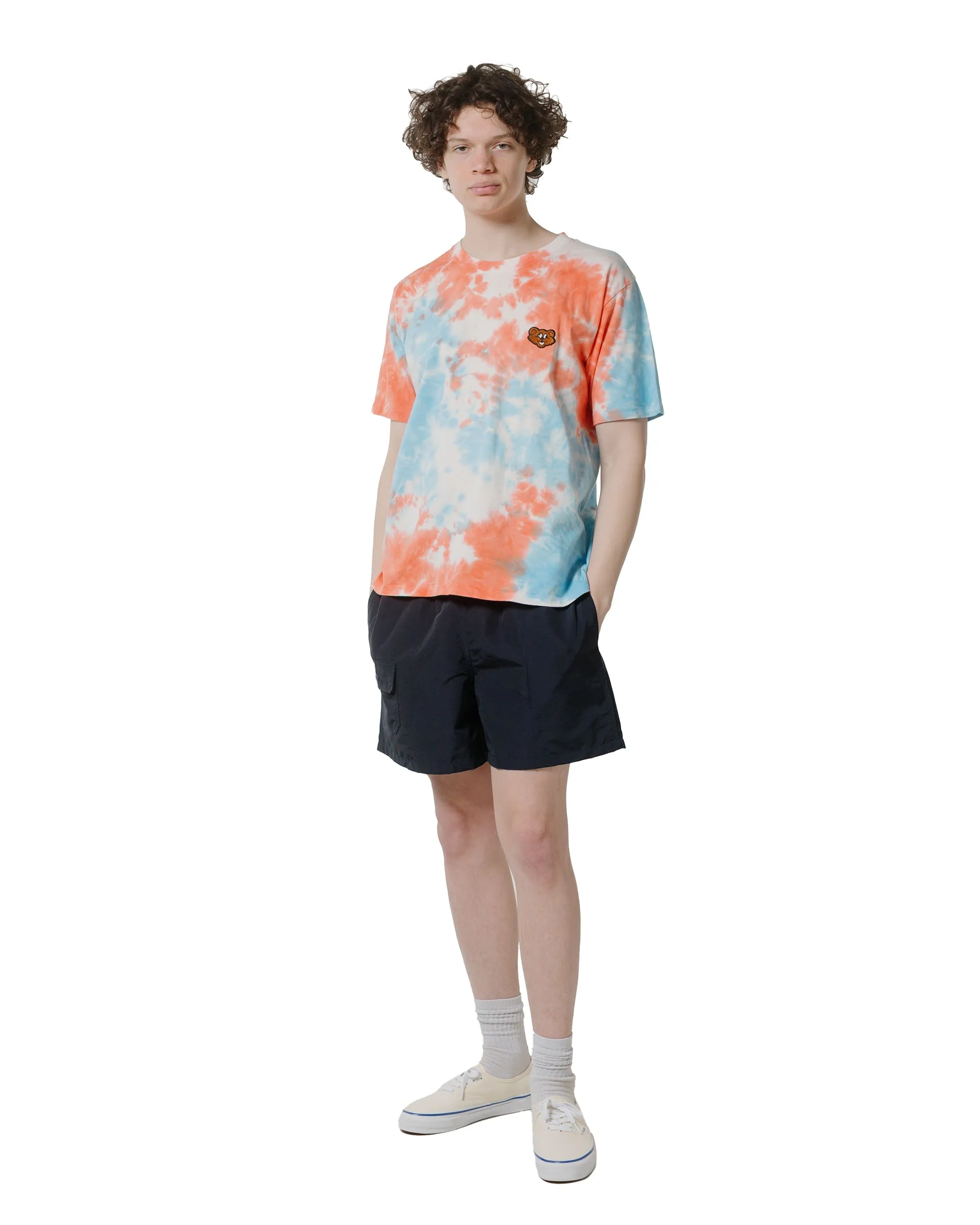 Howlin' Cosmic Short Sleeve Shaggy Bear Red Fire Casual Comfort Fit MinimalBranding