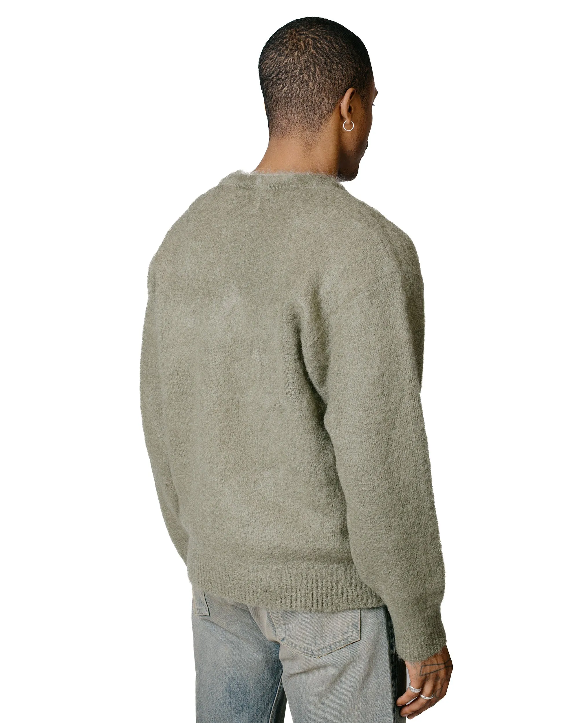 good for weekends product glove protection The Real McCoy's MC23109 JM Mohair V-Neck Sweater Mint