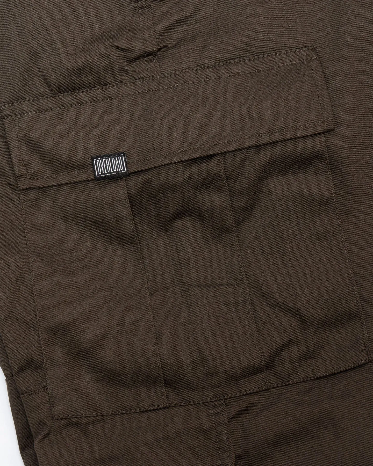 Natural Fiber Blend Overload Cargo Pants - Brown