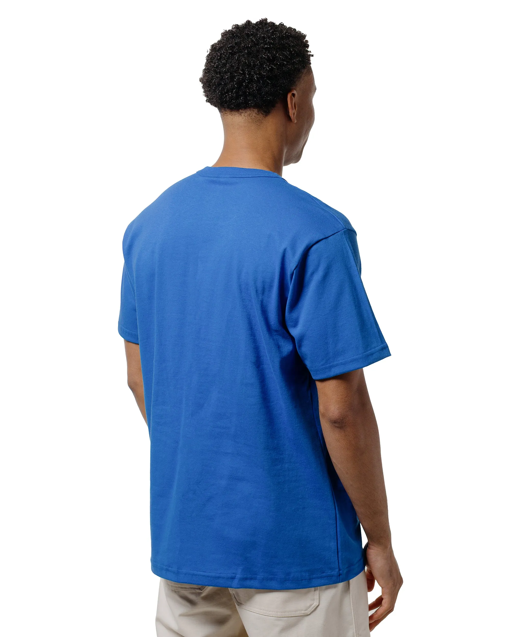 Randy's Garments Pocket Tee Royal Midweight Knit Seasonal Comfort Style