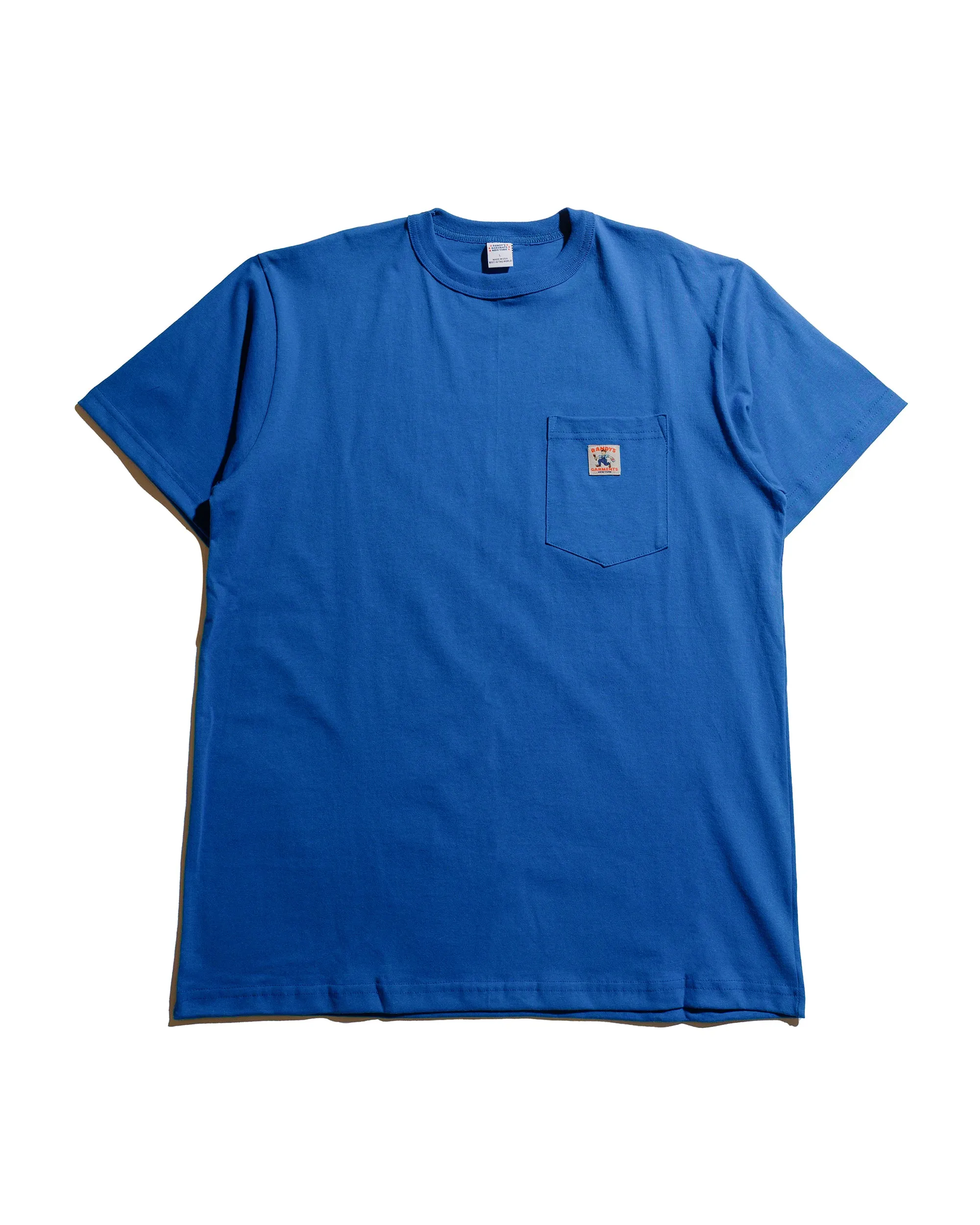 Stylish and Cozy Comfy All-Day Randy's Garments Pocket Tee Royal