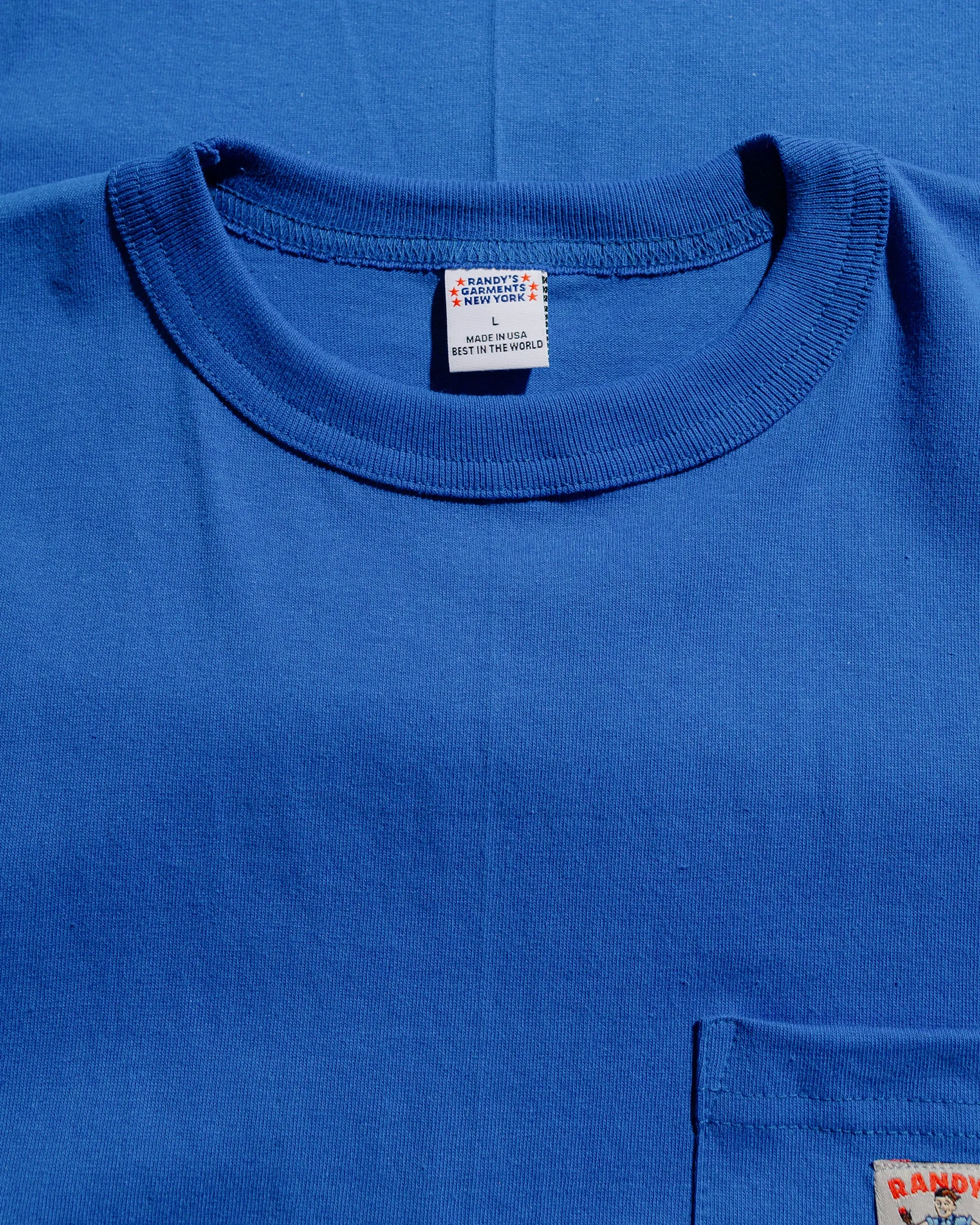 Casual Layering Wear Randy's Garments Pocket Tee Royal