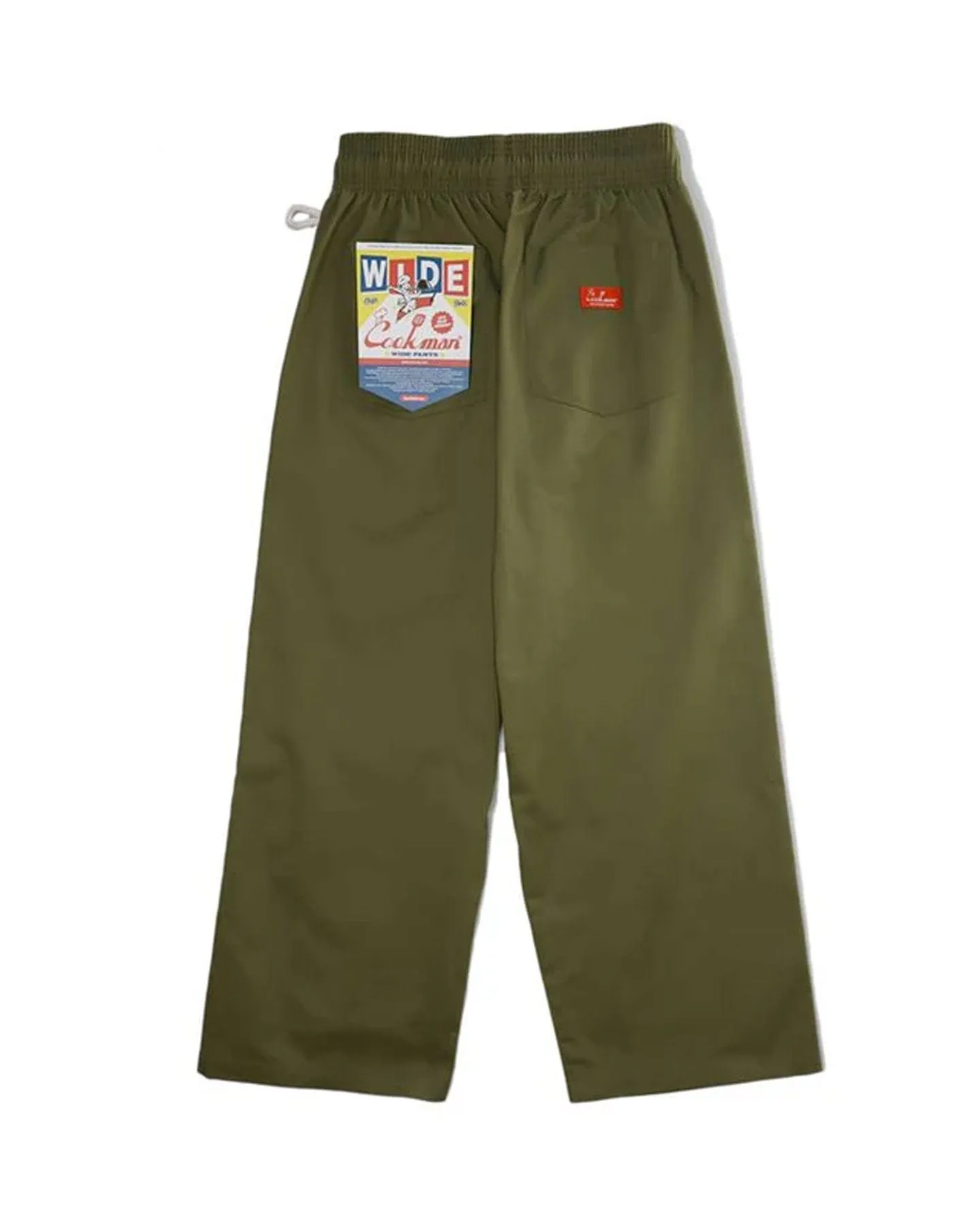 Cookman Chef Pants Wide - Olive TumbleDry Safe Basic Wear