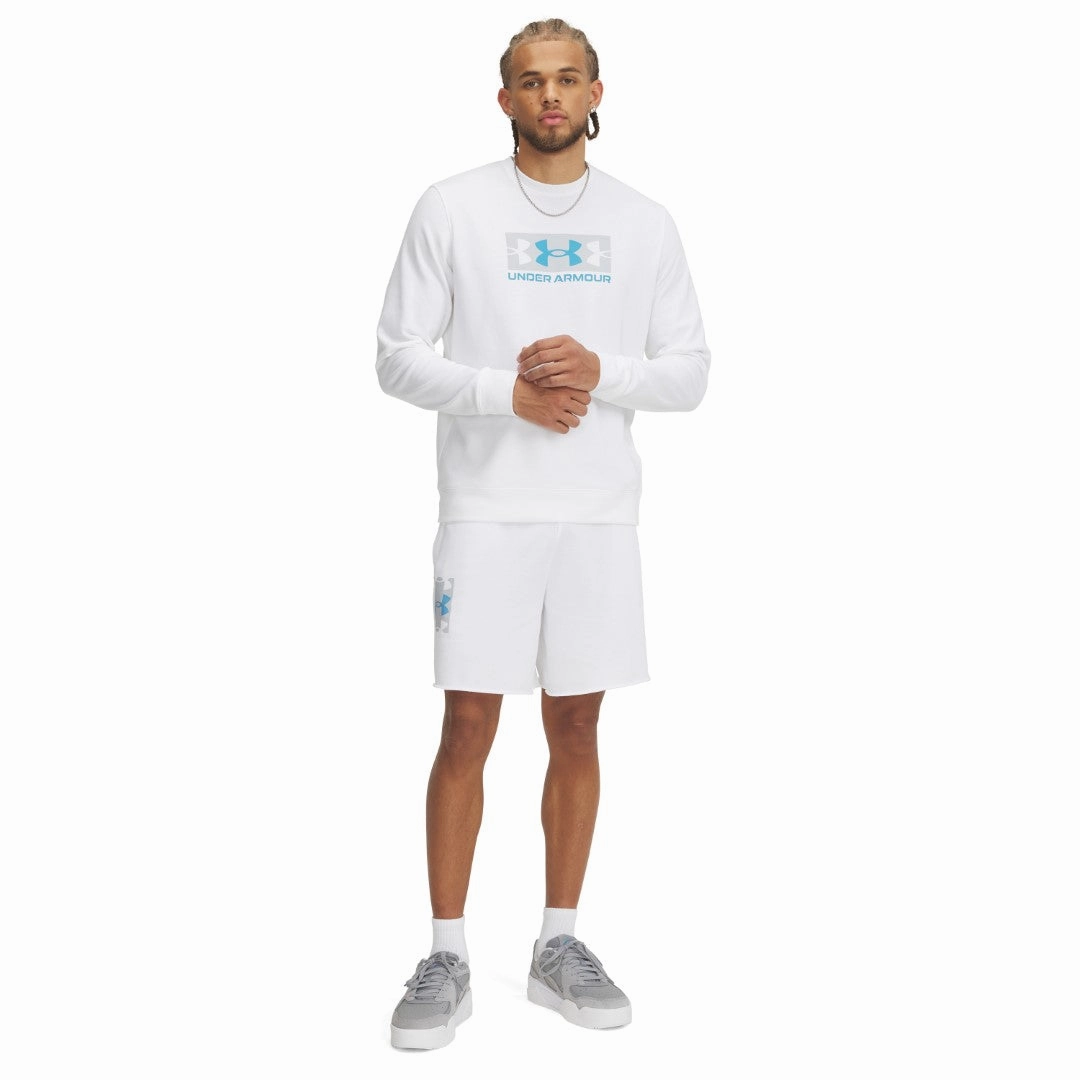 Rival Terry Logo 8 Inch Shorts Laser Cut Perforations
