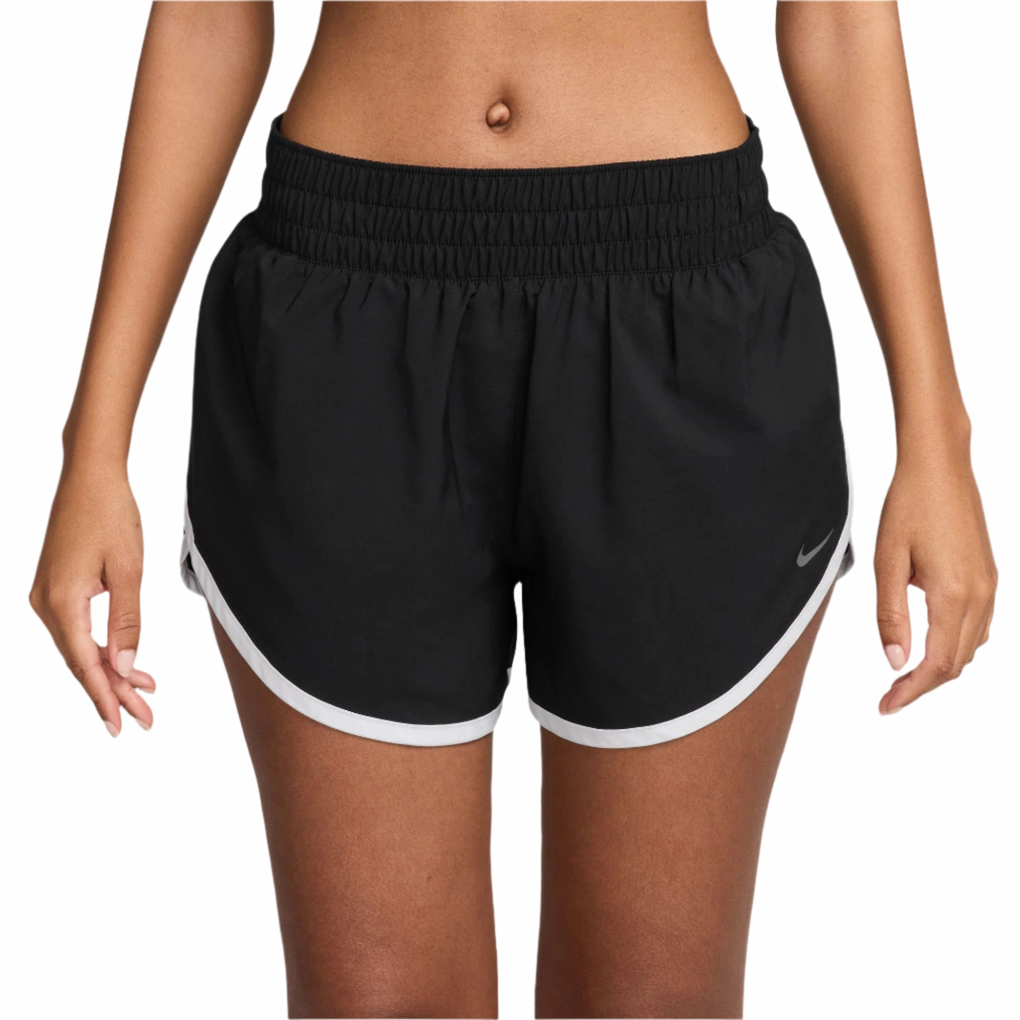 Ergonomic Panel Design Crisp Texture Women's Mid-Rise 3 Inch Shorts