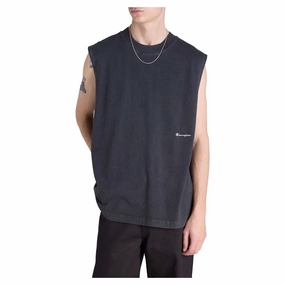 Men's Rochester Vintage Wash Tank Flat Lock Stitching