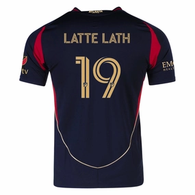 Sporty Outfit All-day Performance adidas Emmanuel Latte Lath Atlanta United Authentic Home Jersey w/ MLS Patches 25/26 (Red/Black)