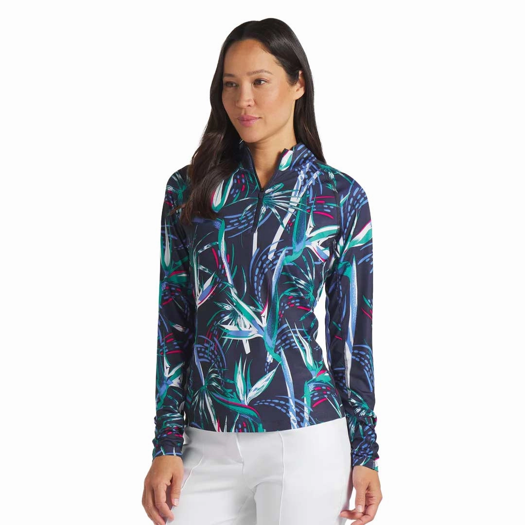 Reinforced Hem Structure Puma - Women's YouV Paradise 1/4 Zip (625903 02)
