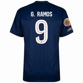 Nike G. Ramos Men's PSG Home Jersey 25/26 w/ Ligue 1 Patch   Champions Patch (Navy/Red/White) Performance Fit