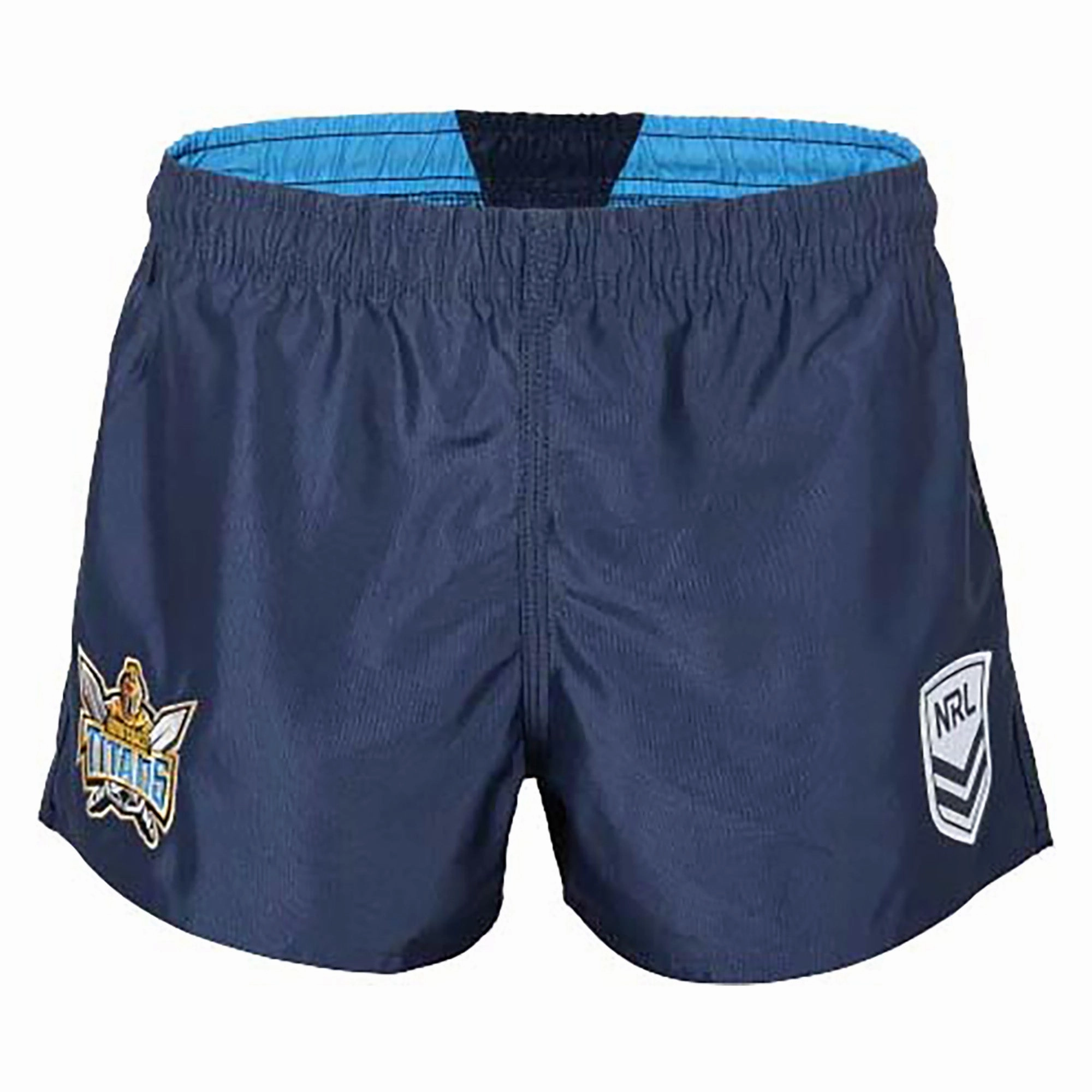 Men's NRL Gold Coast Titans Supporter Shorts Ultra Soft Texture Thermal Barrier Interlock