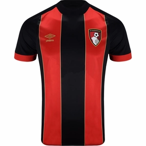 Umbro AFC Bournemouth Home Jersey 24/25 (Red/Black) Butter Soft Touch