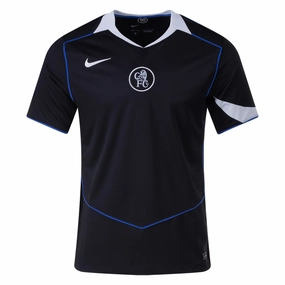 Dry Texture Gear Ready Nike Men's Chelsea T90 Third Jersey 25/26 (Black/Silver)