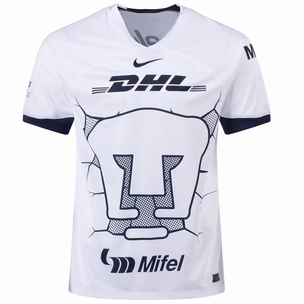 Fresh Look Nike Pumas UNAM Cesar Huerta Home Jersey w/ Liga MX Patch 23/24 (White/Obsidian)