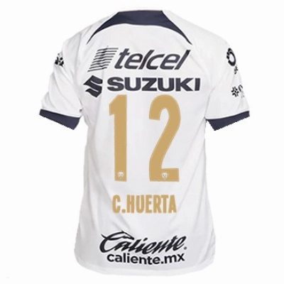 Power Comfort Sport Flex Nike Pumas UNAM Cesar Huerta Home Jersey w/ Liga MX Patch 23/24 (White/Obsidian)