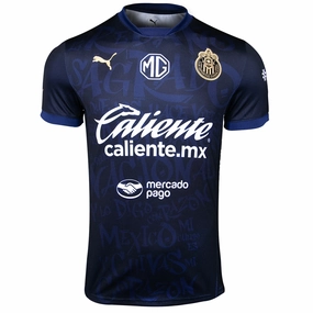 Puma Chivas de Guadalajara Third Jersey 24/25 (Puma Navy/Gold) Cozy Comfort No Chafe
