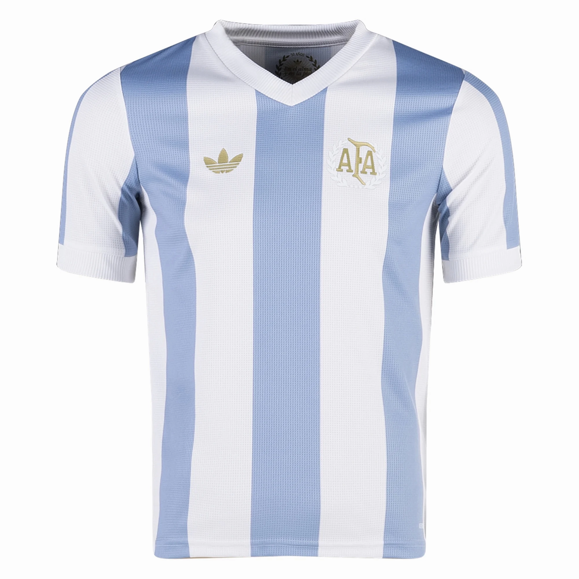 adidas Youth Argentina Anniversary Jersey 24/25 (Ambient Sky/Cloud White) Run Ready Low Bulk Design
