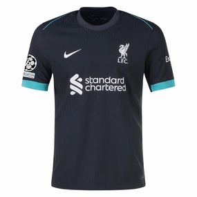 Quick Action Easy Flow Nike Liverpool Authentic Away Jersey w/ Champions League 24/25 (Night Forest/Washed Teal)