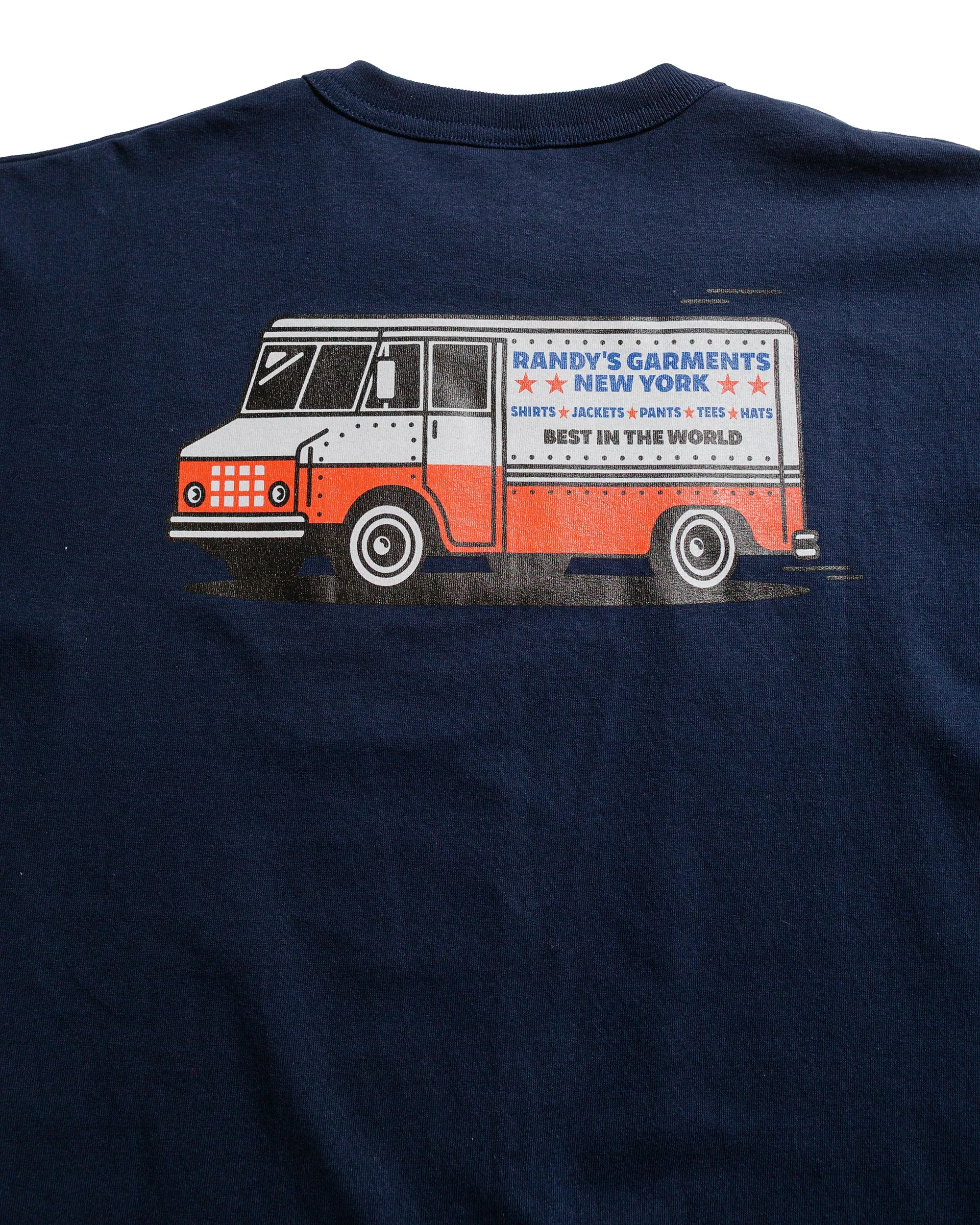 Randy's Garments Box Truck Tee Navy Soft and Light Wear