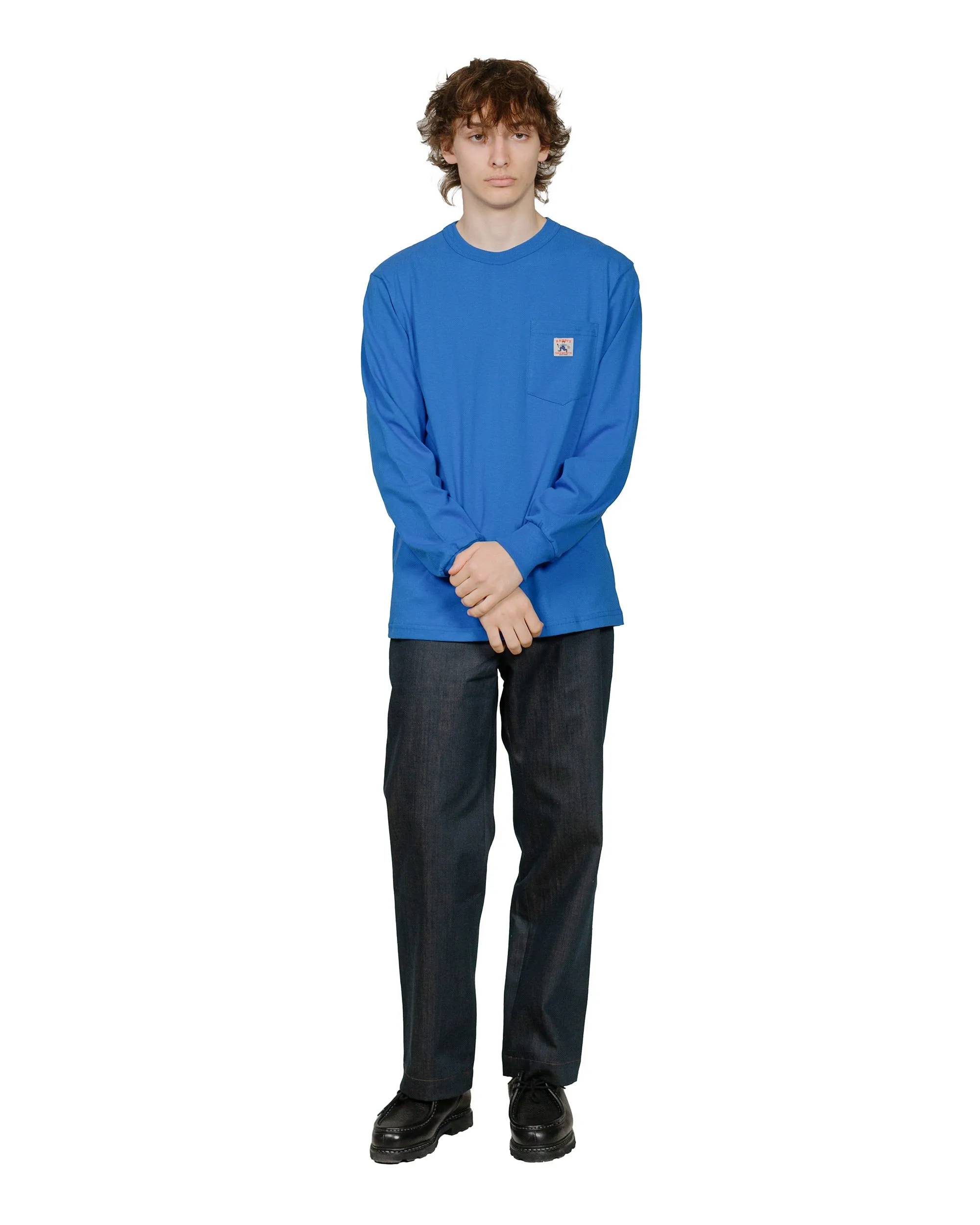 Randy's Garments Long-Sleeve Pocket Tee Royal Perfect for Any Outfit