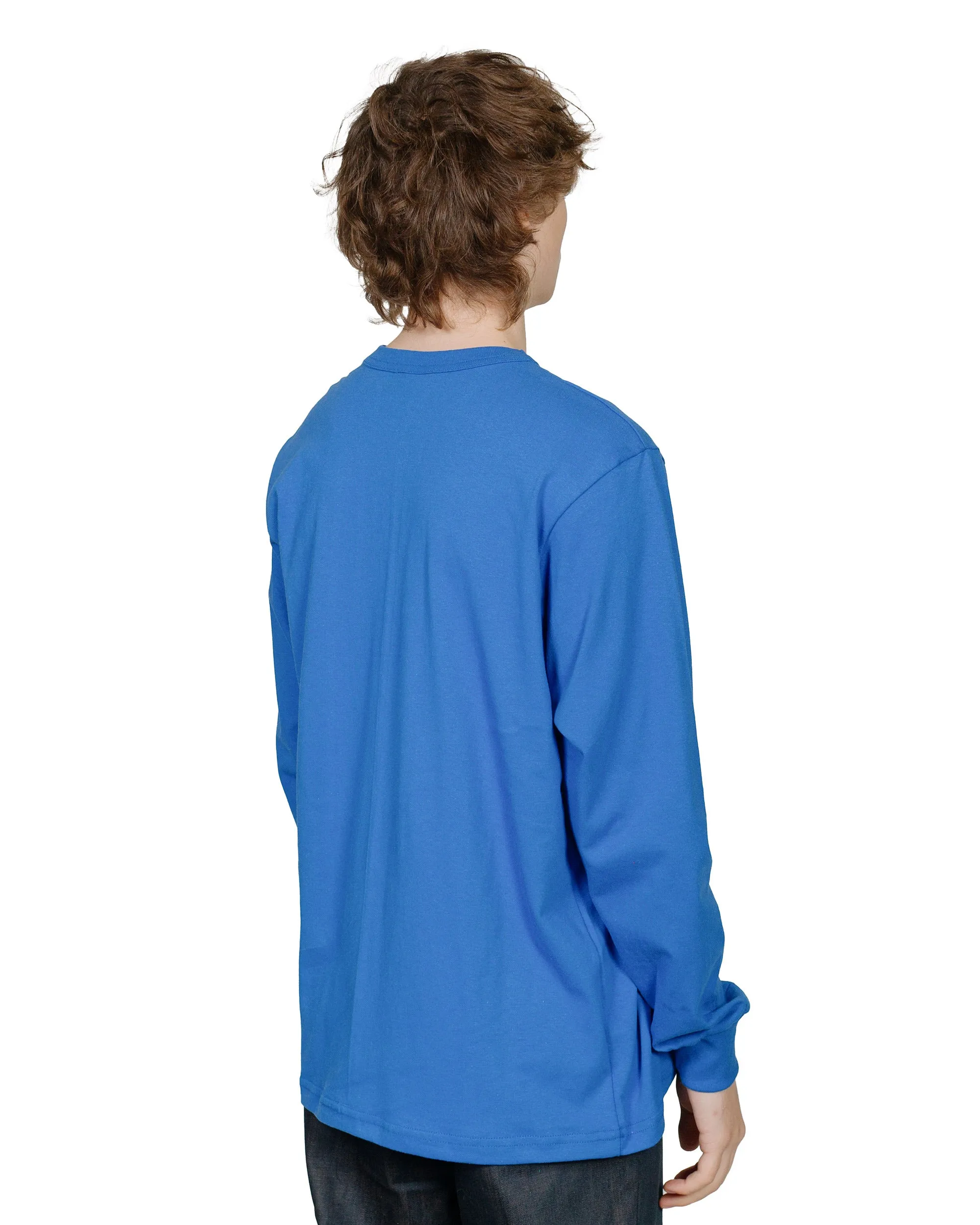 Randy's Garments Long-Sleeve Pocket Tee Royal Chill Wear