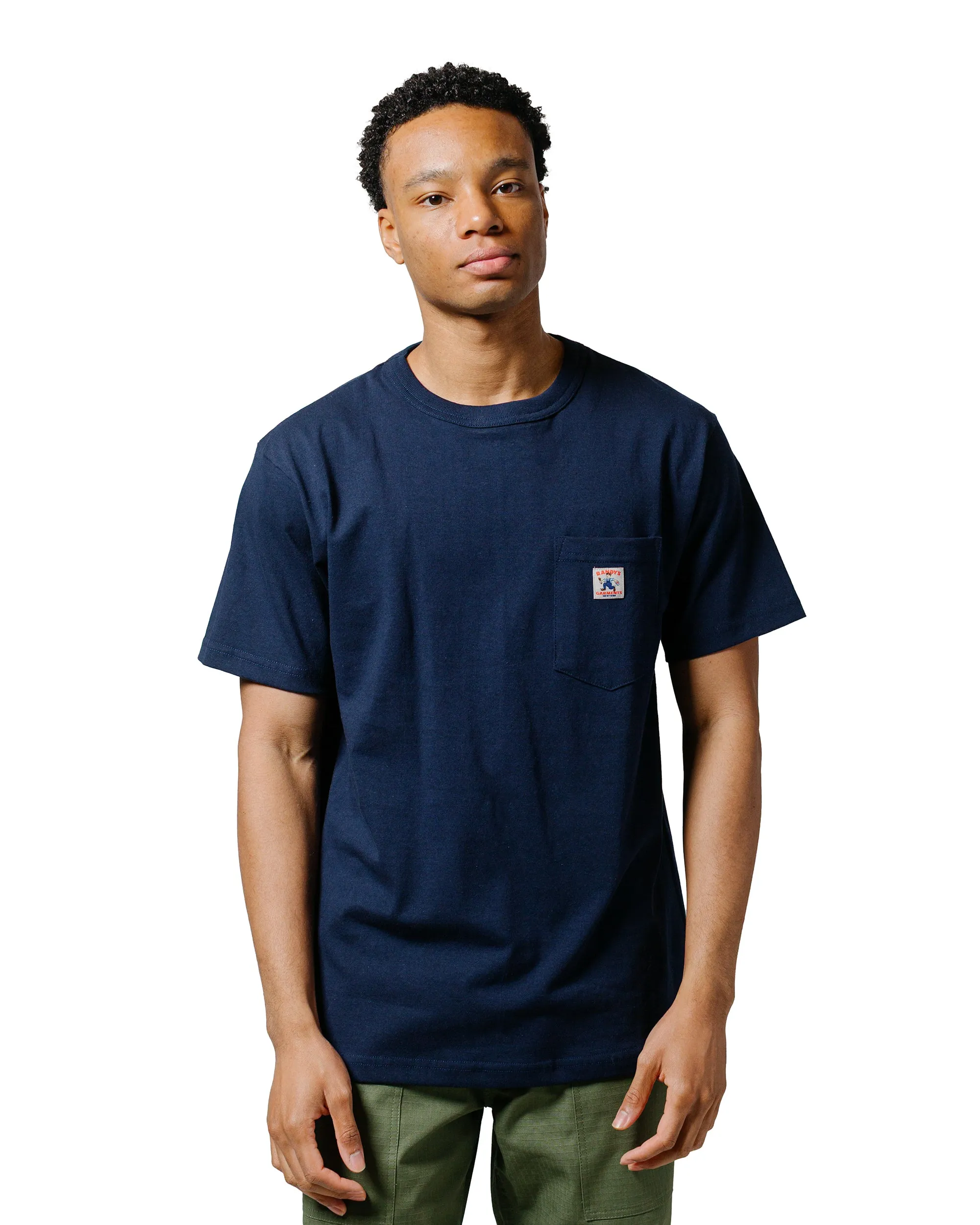 Smart Fit Randy's Garments Pocket Tee Navy