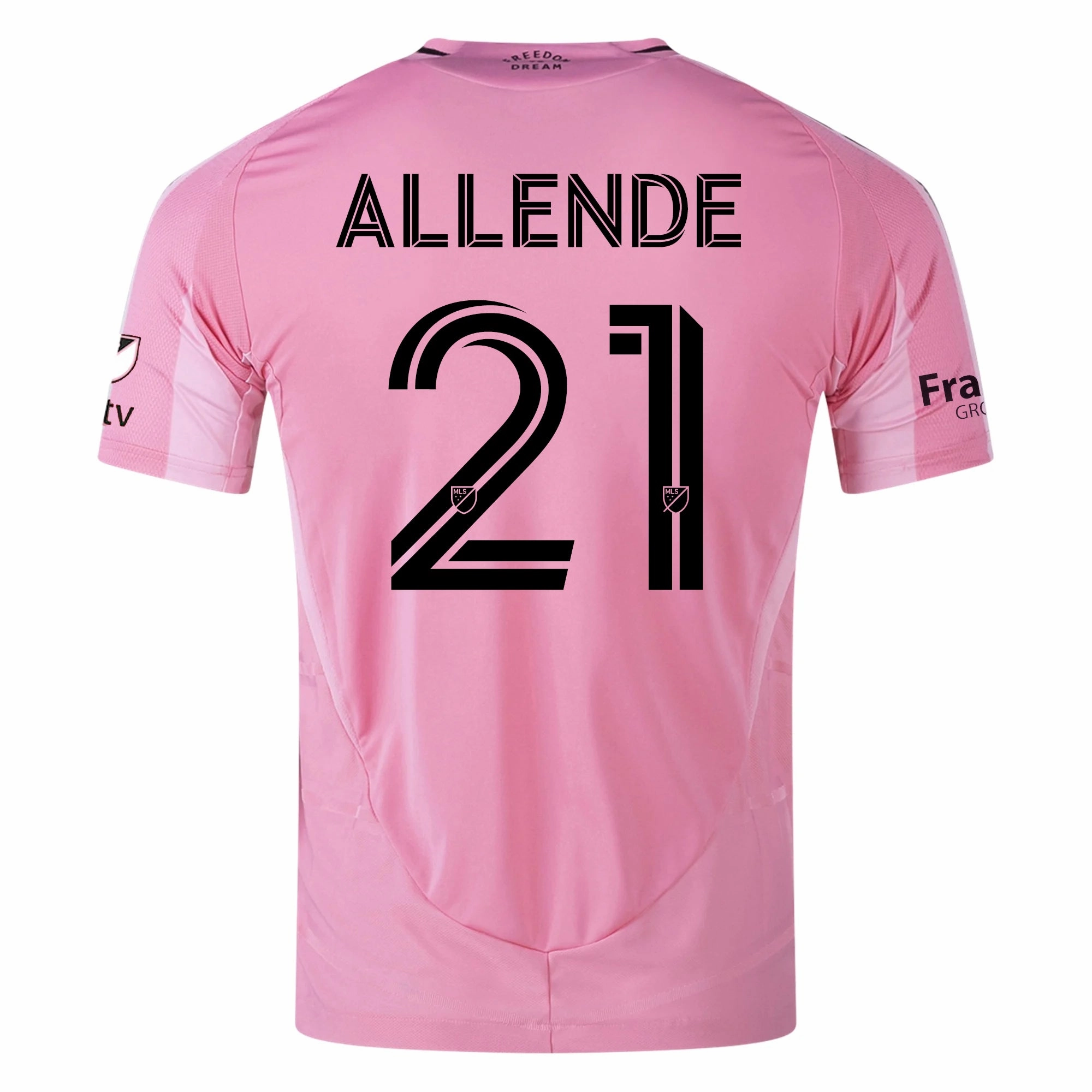 Energy Wear Soft Layers adidas Tadeo Allende Inter Miami CF Authentic Home Jersey 25/26 w/ MLS Patches   Sponsor (Easy Pink)