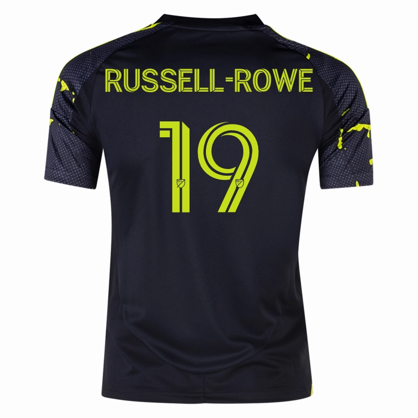 adidas Columbus Crew Jacen Russell-Rowe Away Jersey 25/26 (Black/Yellow) Hollow Core Fiber Stretch Fit Fabric