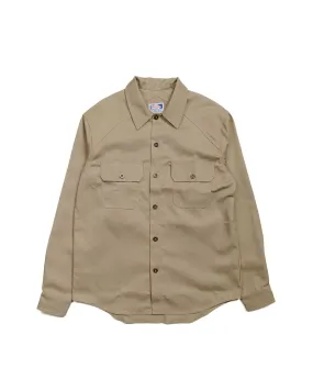 Midweight Textile Fashion-Forward Rosa Rugosa Ranger Long Sleeve Shirt Khaki