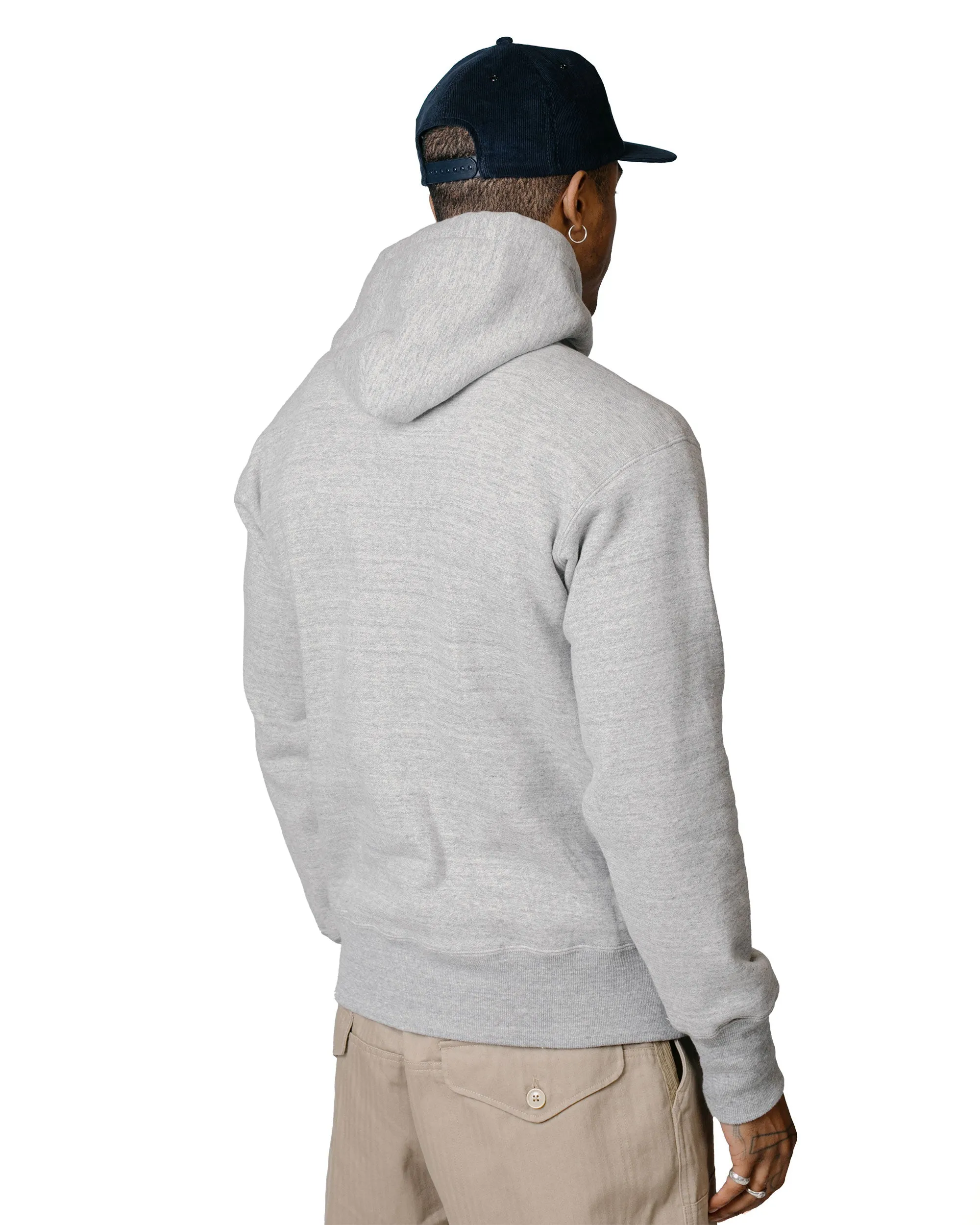 The Real McCoy??s MC19124 10 oz. Loopwheel Parka Grey good for yoga
