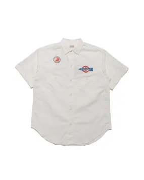 Runway Inspired The Real McCoy's MS24005 Cotton Serviceman Shirt / Pawtucket White