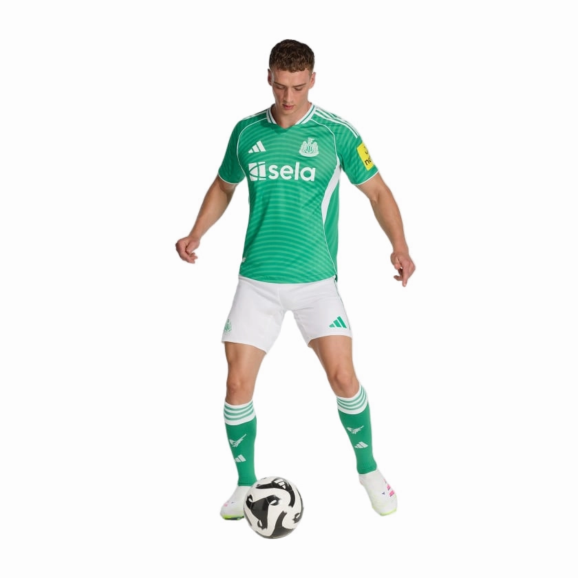 Lightweight Construction Odor Resistant Treatment adidas Men's Newcastle United 25/26 Authentic Away Jersey (Green/White)