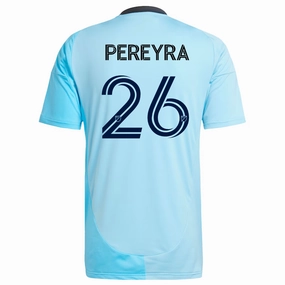 Abrasion Resistant Reinforcements Flexible Neckline adidas Minnesota United Joaqu??n Pereyra Away Jersey 25/26 (Zenith Blue)