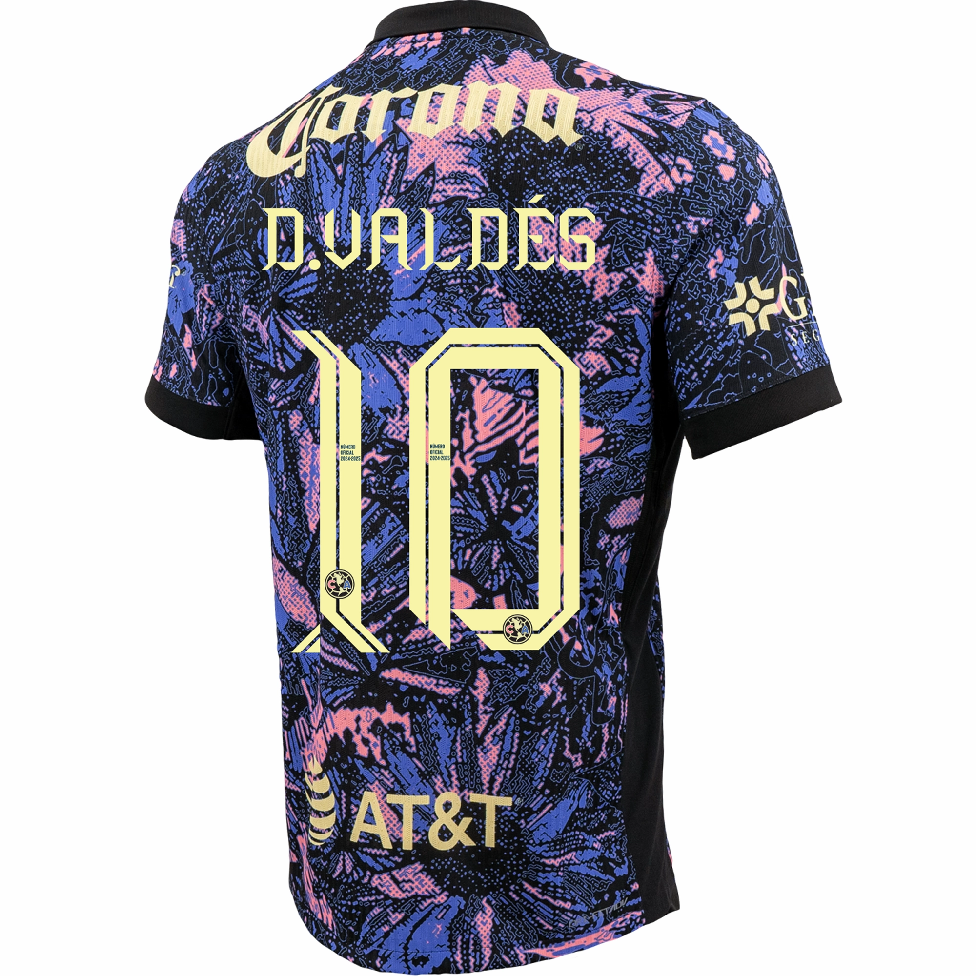 Cool Texture Lightweight Fit Nike Club America Authentic Diego Vald??s Third Jersey 24/25 (Purple)