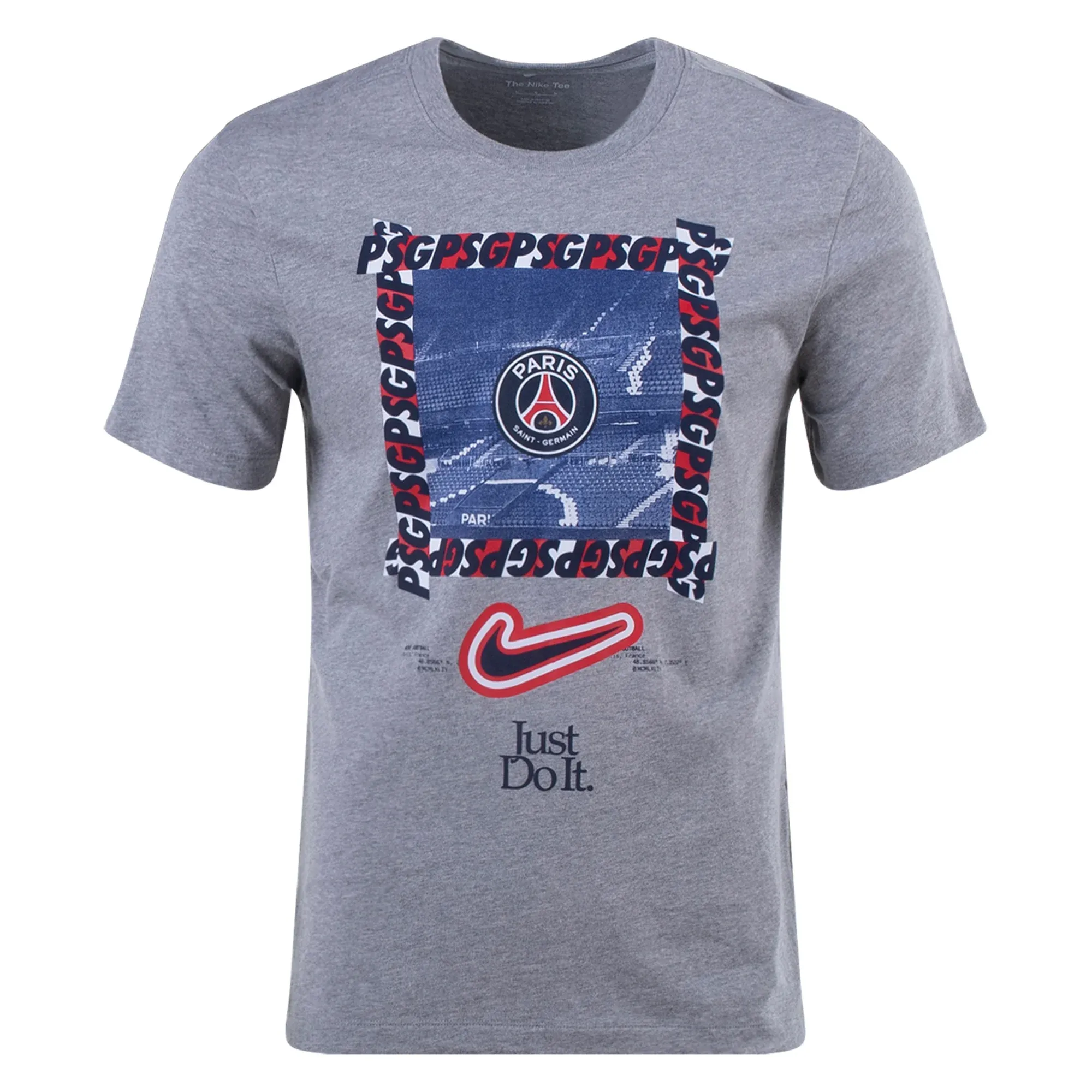 Nike Paris Saint-Germain DNA T-Shirt (Dark Grey Heather) EasyCareFinish