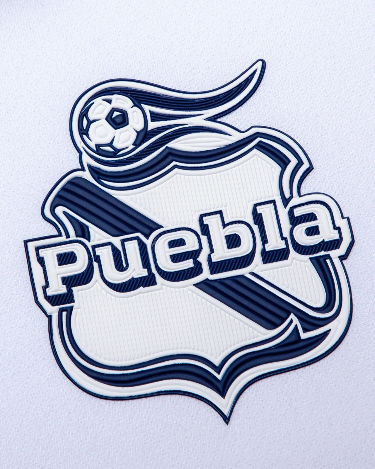 Pirma Puebla Home Jersey 23/24 (White/Blue) Adaptable Fit