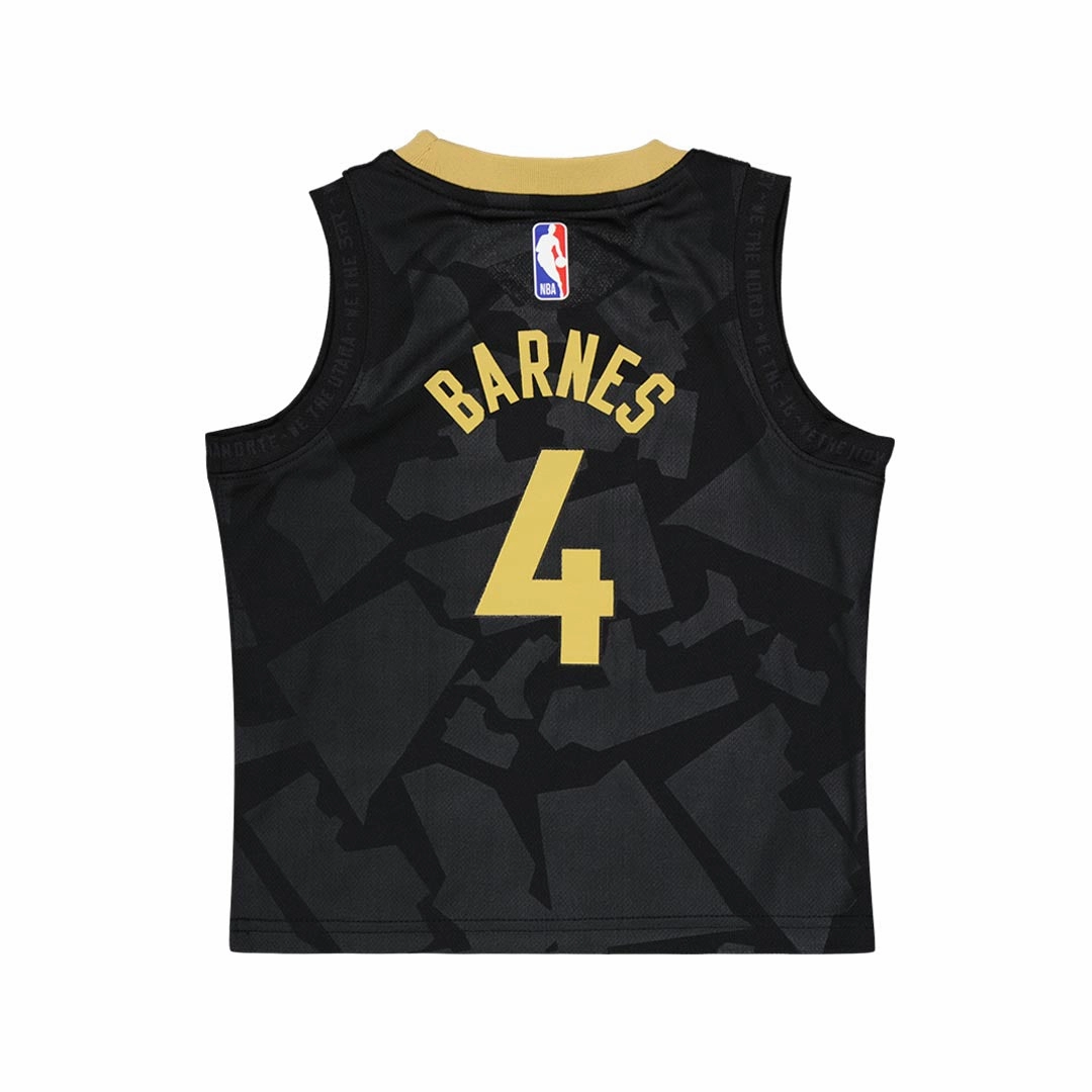 NBA - Kids' (Toddler) Toronto Raptors Scottie Barnes City Replica Jersey (HZ2T1BW1P RAPSB) Comfortable Layers Cross Fiber Engineering