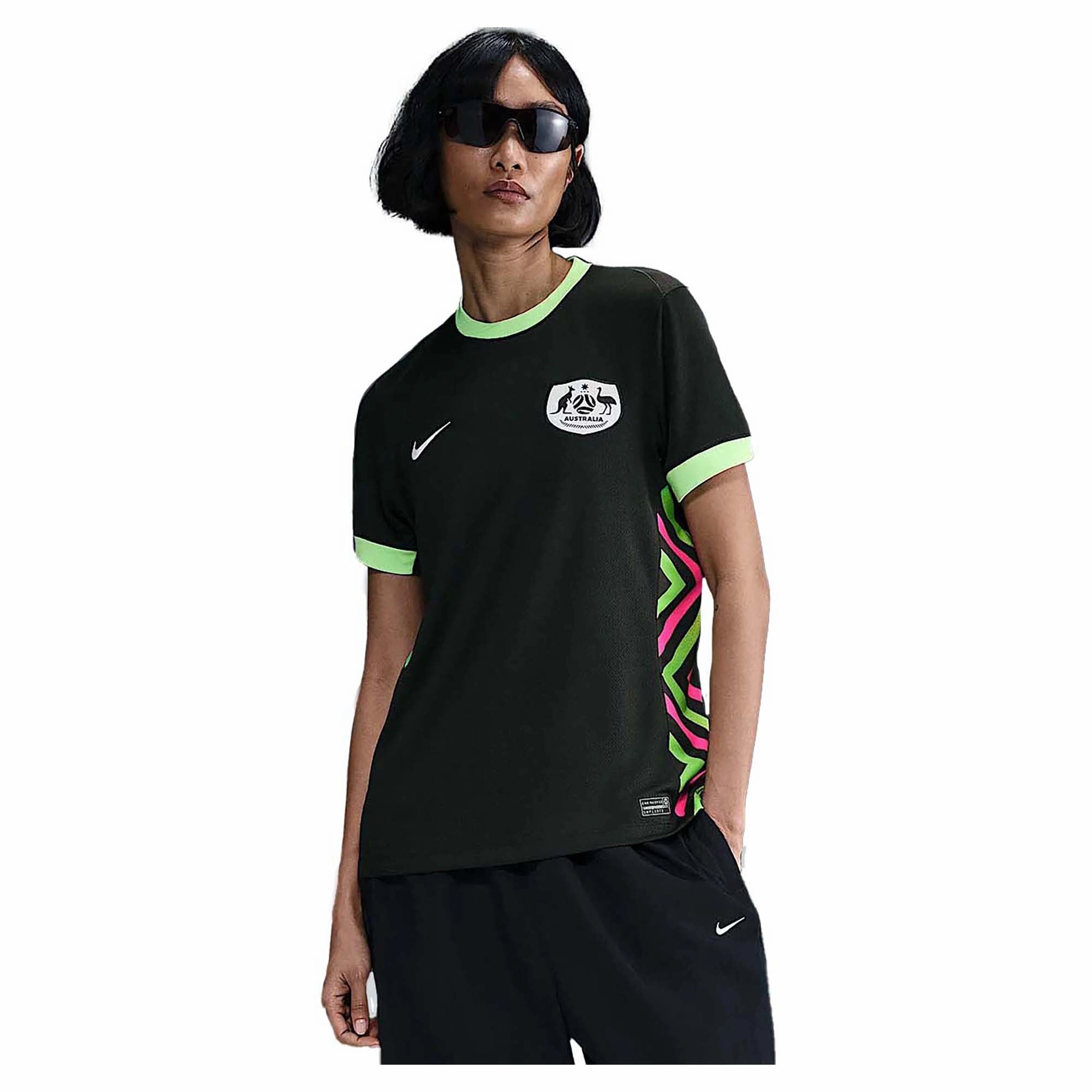 Cooling mesh Rapid Dry Women's Australia 2025/26 Stadium Away Replica Soccer Jersey