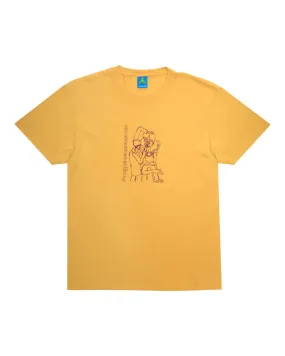 SustainableTextiles Frog Make Up Artist Tee - Old Yellow