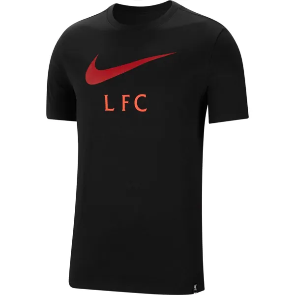 Nike Liverpool T-Shirt (Black/Red) Fashion Fit Low Impact Processing
