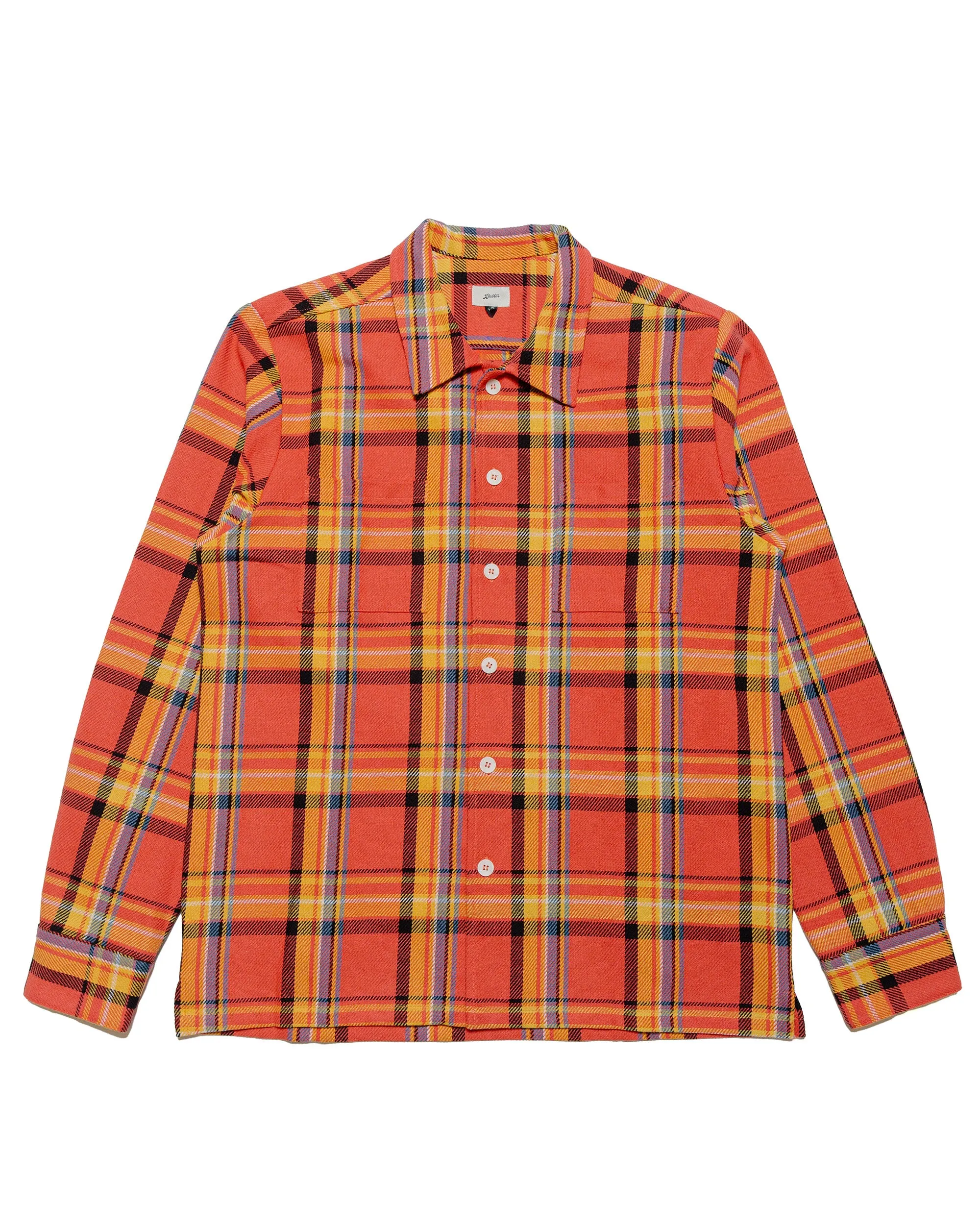 Bather Buoy Plaid Flannel Shirt High-End Look